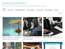 Tablet Screenshot of presenterenmetprezi.nl